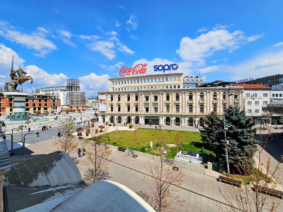Appartamento Mika Square Skopje Esterno foto